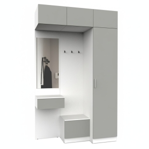 Набор мебели для прихожей "Марсель-254" МР 01-254 В2490 Ш1500 Г580 (ЛД..